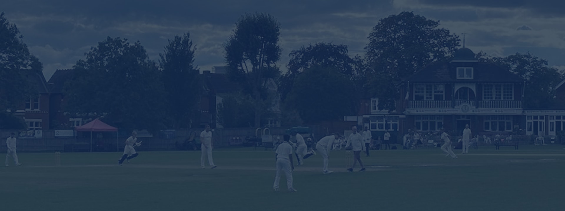 The Ealing Cricket Club ground on a match day